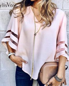 https://www.xolluteon.com/wp-content/uploads/2019/07/V-Neck-Flared-Sleeves-Mesh-Patchwork-Shirts-Summer-Plus-Size-Casual-Loose-Mesh-Women-Blouse-Pink.jpg_640x640.jpg